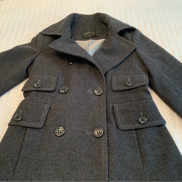 BCBGMaxazria Wool Blend Winter Coat Jacket Grey Size XS - Picture 6 of 13